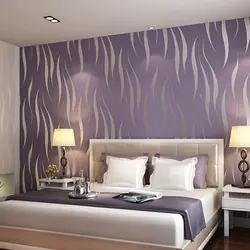 Дизайн спальни с наклеенными фото обоями