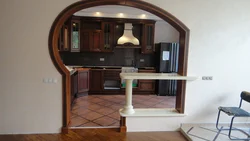 DIY kitchen arch design