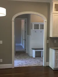 DIY kitchen arch design