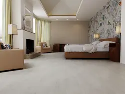 Photo design of linoleum in the bedroom