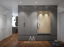 Hallway with 2 cabinets design