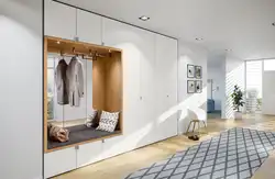 Hallway with 2 cabinets design