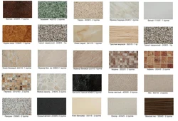 Samples for kitchen countertops photo
