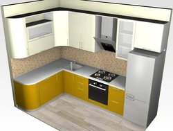 Kitchen design size 3 by 5
