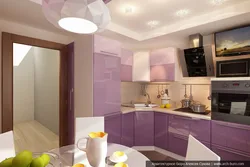 Kitchen design in a panel house for a one-room apartment