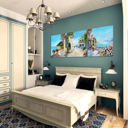 Средиземноморский дизайн спальни