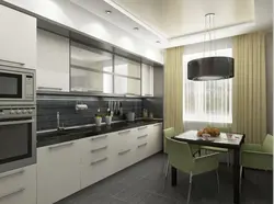 Кухня 11 кв м с окном дизайн