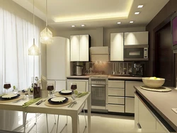 Дизайн кухни с высокими потолками 3