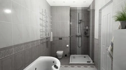 Ceramic tile design for bathrooms