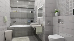 Bathroom renovation design with tiles