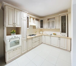 Classic corner kitchens in a modern style photo