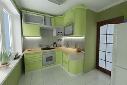 Kitchen interior 3 by 2 with window