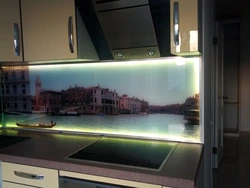 Photo printing on kitchen glass