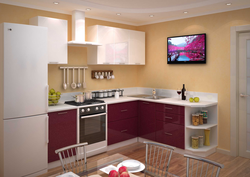 Кухонный гарнитур встроенный на кухню фото