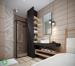 Bathroom design 2023 with shower