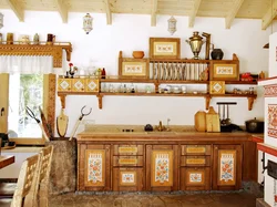 DIY rustic kitchen interior