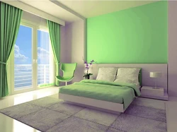 Сочетание Цветов С Зеленым Цветом В Интерьере Спальни