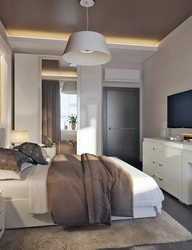 Bedroom design 12 square meters with balcony photo