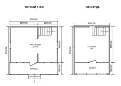 House layout 6x6 with bathroom photo