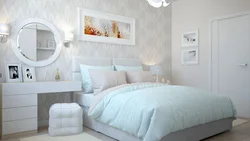 Wallpaper For The Bedroom In A Modern Style In Light Colors Photo
