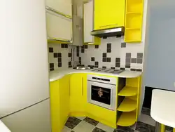 Kitchen design Khrushchev 5 8 sq m