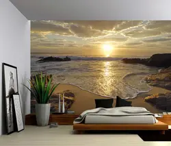 Wallpaper 3 D In The Bedroom Photo