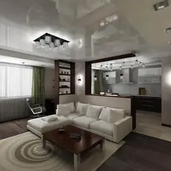 Living room interior in studio style
