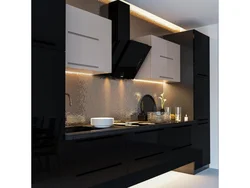 Kitchen Design With Black Hood