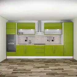Kitchen design 6 m with dishwasher