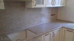 Royal opal countertop in the kitchen interior
