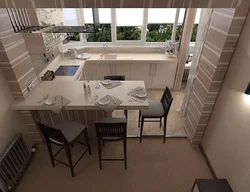 Дизайн подоконника кухня балкон