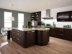 Kitchen design on one side