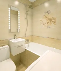 Шағын ванна бөлмесінің фотосуретіндегі плитка түсі