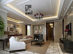 How to decorate a living room ceiling photo