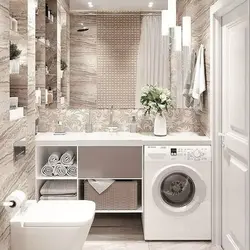 Small bathroom in apartment design real