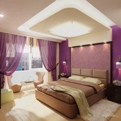 Lilac Bedroom Walls Photo