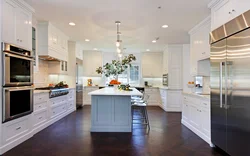 Kitchen interior background