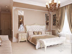 Classic Style Bedroom Design With White Furniture