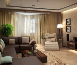 How to furnish a living room interior photo