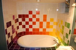 Красиво положена плитка в ванной фото
