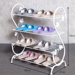 Shoe shelves for hallway photo