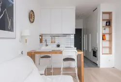 Studio kitchen design 26 sq m