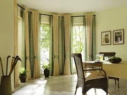 Real photos of curtains in the apartment interior