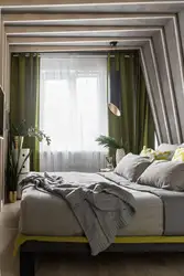 Khaki bedroom design