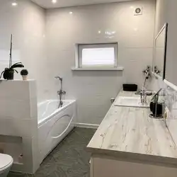 DIY budget bathroom renovation photo