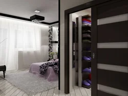 Bedroom design 12 m with dressing room