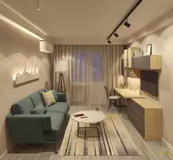 Дизайн квартиры 60 кв м 2 комнаты в современном стиле