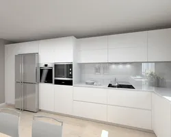 Белые глянцевые кухни в интерьере реальные фото