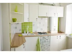 Kitchen Design 4 Sq.M. With Column