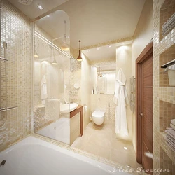 Bathroom design with geyser